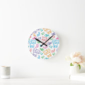 Horloge Ronde motif de chat (Maison)
