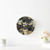 Horloge Ronde Motif de chat Artsy (Maison)
