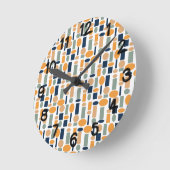 Horloge Ronde Motif de forme  (Angle)