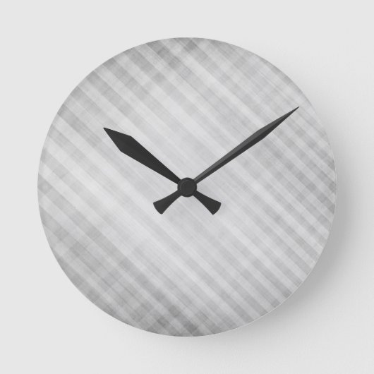 Horloge Ronde motif de grille abstrait (Recto)