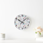 Horloge Ronde Motif de l'école enseignant à la mode Cute (Maison)