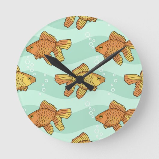 Horloge Ronde Motif de poisson (Recto)