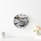 Horloge Ronde Motif de roches de mer (Maison)