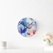 Horloge Ronde Motif de scène de coquillages (Maison)