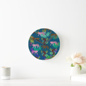 Horloge Ronde Motif de tigres (Maison)