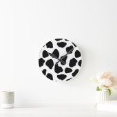 Horloge Ronde Motif de vache (Maison)