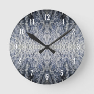 Horloge Ronde Motif d'eau maritime