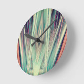 Horloge Ronde Motif des spots Art Déco (Angle)