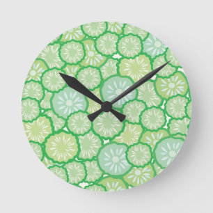 Horloge Ronde Motif drôle de concombre