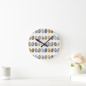 Horloge Ronde motif d'un ours en peluche (Maison)