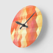 Horloge Ronde Motif géométrique 1 (Angle)