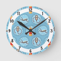 Motif plongée sous-marine - Cute Scuba Thème