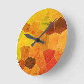 Horloge Ronde Motif rustique cool unique (Angle)