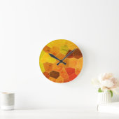 Horloge Ronde Motif rustique cool unique (Maison)