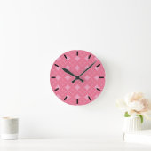 Horloge Ronde Motif shippo rose (Maison)