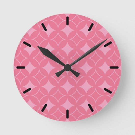 Horloge Ronde Motif shippo rose (Recto)