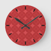 Horloge Ronde Motif shippo rouge (Recto)