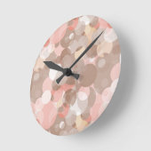 Horloge Ronde Motif simple - Cercles (Angle)