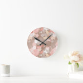 Horloge Ronde Motif simple - Cercles (Maison)