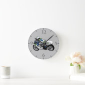 Horloge Ronde Moto Sport Vélo (Maison)