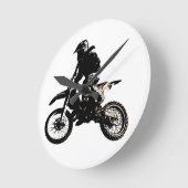 Horloge Ronde Motocross (Angle)