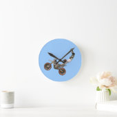 Horloge Ronde motocross (Maison)