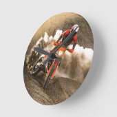 Horloge Ronde Motocross Rider (Angle)