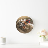 Horloge Ronde Motocross Rider (Maison)
