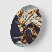 Horloge Ronde Motocycle (Angle)