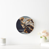 Horloge Ronde Motocycle (Maison)