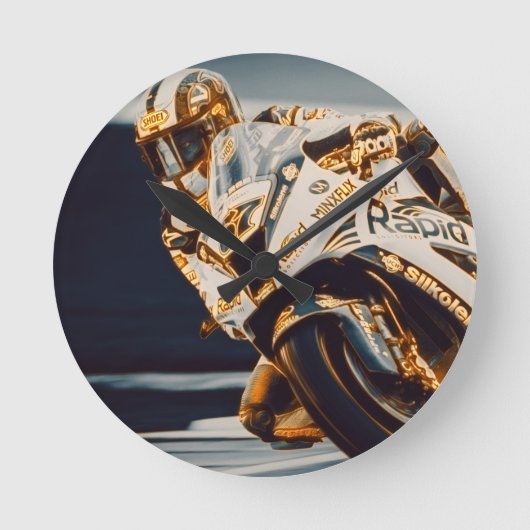 Horloge Ronde Motocycle (Recto)