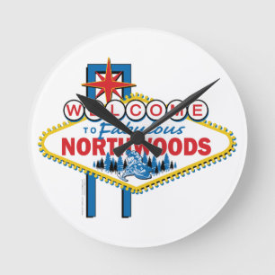 Horloge Ronde Motoneige/Bienvenue dans le fabuleux Northwoods