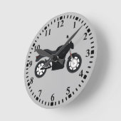 Horloge Ronde Motorcycle (Angle)