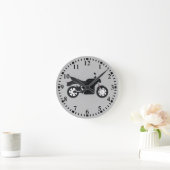 Horloge Ronde Motorcycle (Maison)