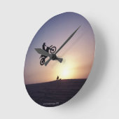 Horloge Ronde Motorcycliste (Angle)