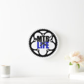 Horloge Ronde Mountain Bike Life (Maison)