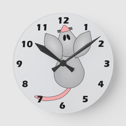 Horloge Ronde Mouse Design (Recto)