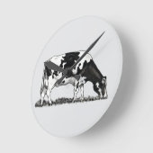 Horloge Ronde Mousepad (Angle)