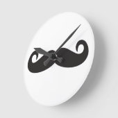 Horloge Ronde Moustache (Angle)