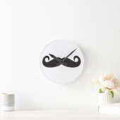Horloge Ronde Moustache (Maison)
