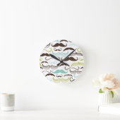 Horloge Ronde Moustache (Maison)
