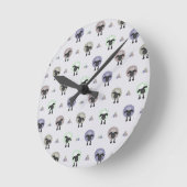 Horloge Ronde Moutons (Angle)