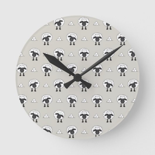 Horloge Ronde Moutons, moutons et encore plus de moutons (Recto)