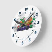 Horloge Ronde Moving On Clock (Angle)