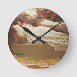 Horloge ronde moyenne de beauté de sommeil