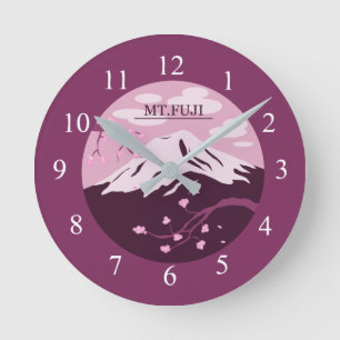 Horloge Ronde Mt. Fuji (rose)