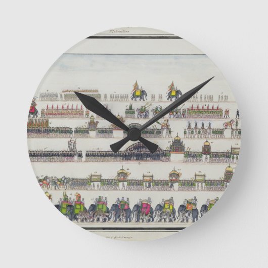 Horloge Ronde Muharram Ceremony, Faizabad, 1772 (Recto)