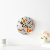Horloge Ronde Multitrumpets (Maison)