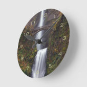 Horloge Ronde Multnomah Falls dans le comté d'Autumn (Angle)