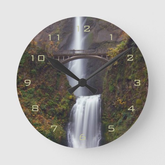 Horloge Ronde Multnomah Falls dans le comté d'Autumn (Recto)